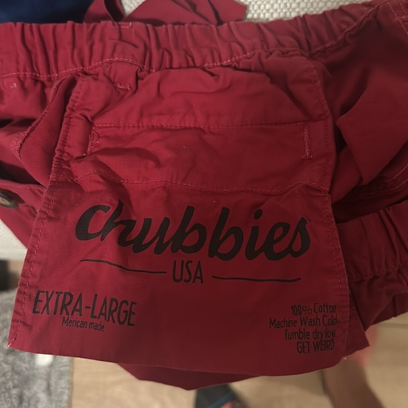 Like New Chubbies XL Cherry Red Shorts 100% cotton - Picture 3 of 3